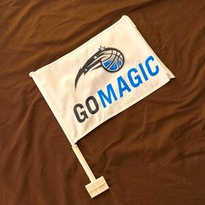 Orlando Magic Car Flag with Logo